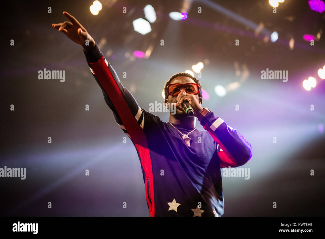 The American rapper and lyricist Gucci Mane performs a live concert Stock  Photo - Alamy