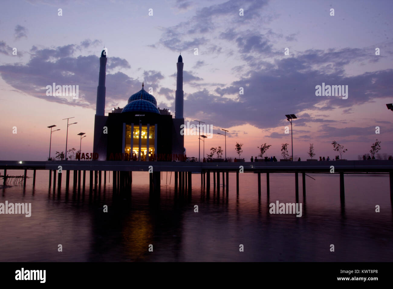 Amirul Mukmin A Floating Mosque In Makassar Indonesia Stock Photo Alamy<script async src=