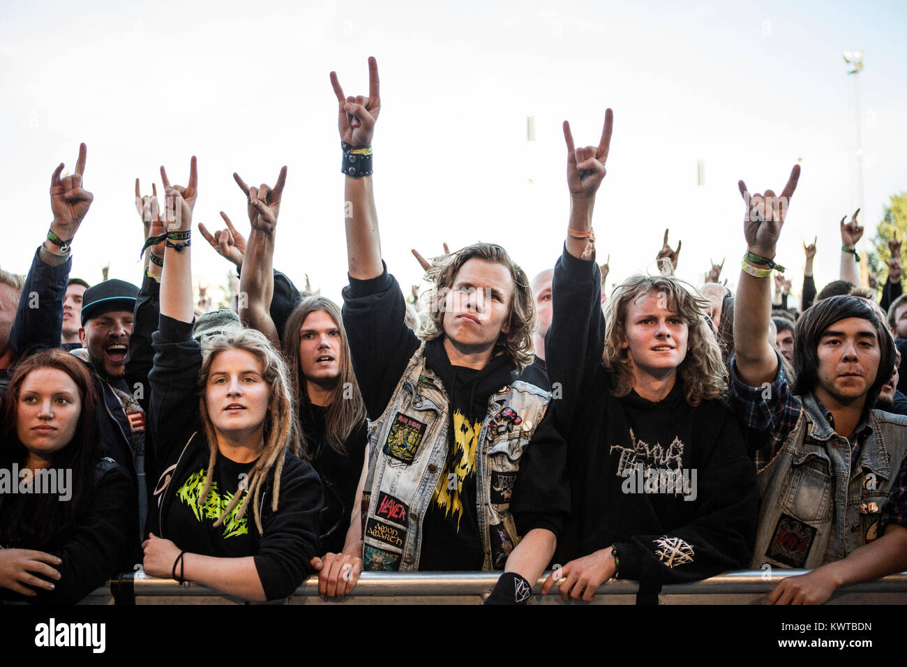 Heavy metal fans hi-res and images - Alamy