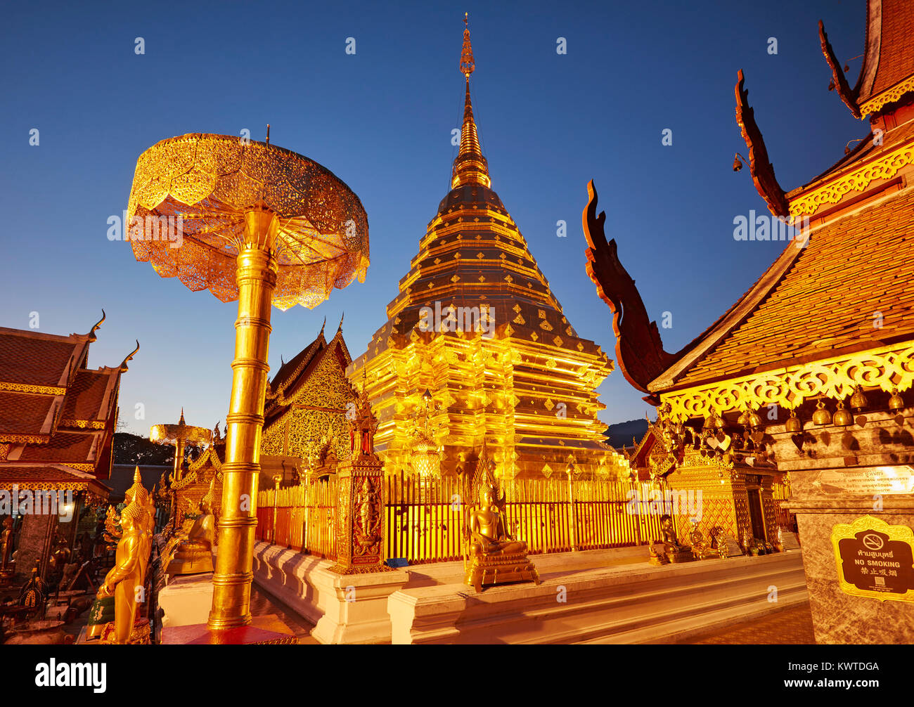 Wat Phra That Doi Suthep Temple of Chiang Mai, Thailand Stock Photo Alamy