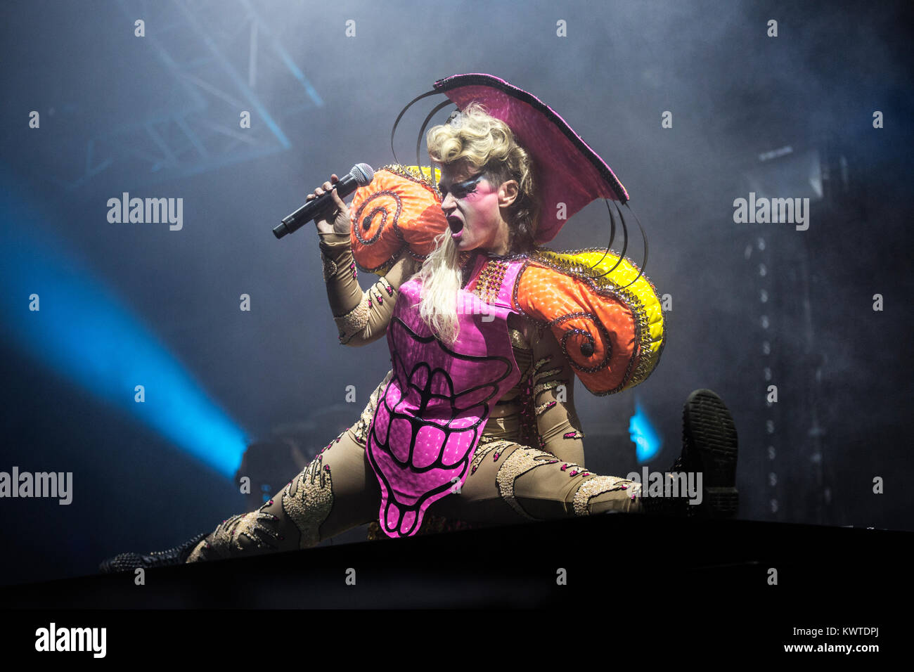 The Canadian singer, electronic musician and songwriter Peaches