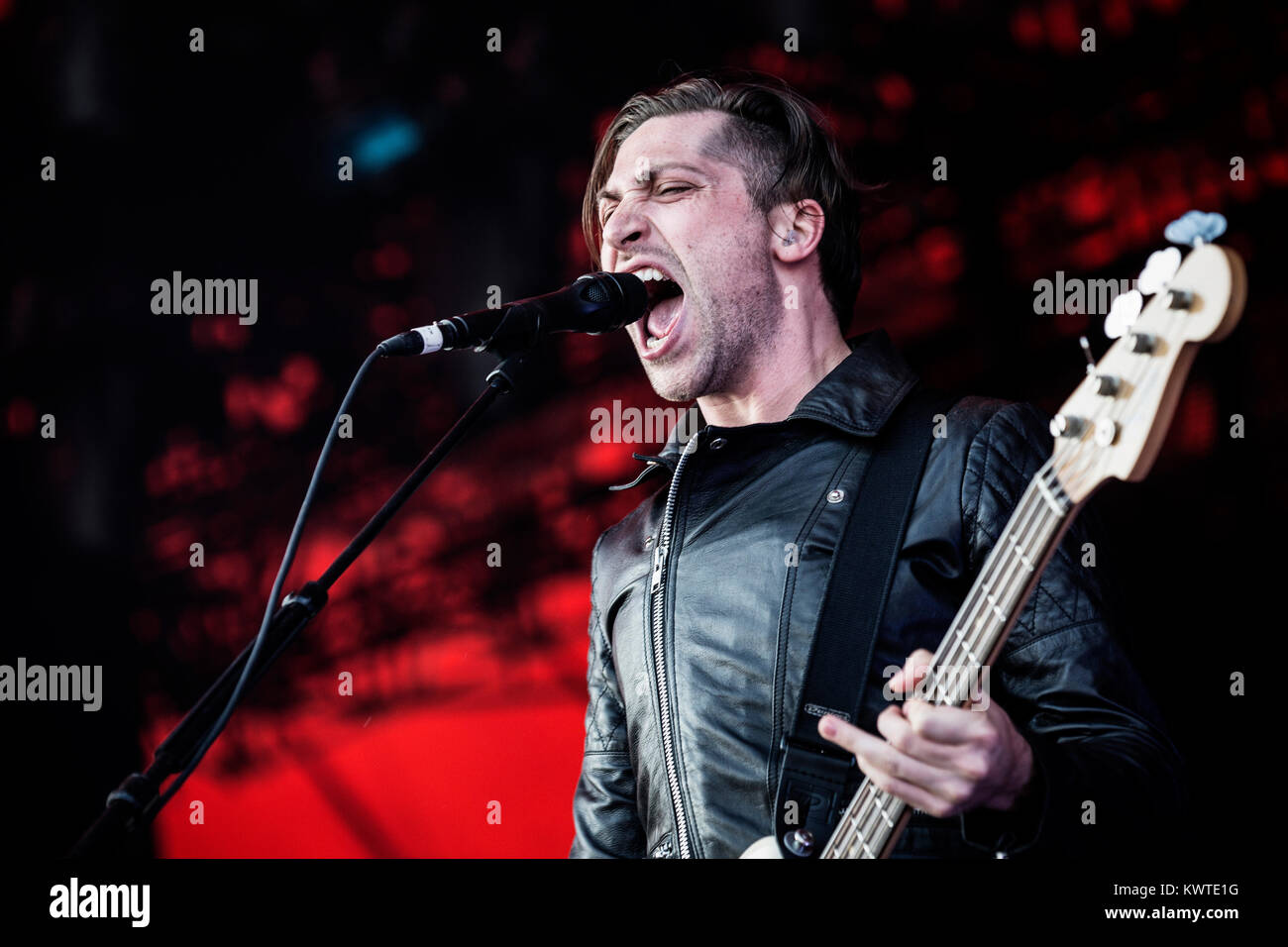 Queens of the Stone Age performing live at Liseberg amusement park  Featuring: Josh Homme, Queens of the Stone Age Where: Gothenburg,  Västergötland and Bohuslän, Sweden When: 09 Jun 2018 Credit: Mats  Andersson/WENN.com