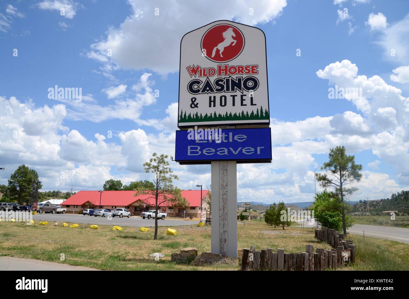 wild horse casino and hotel dulce jicarillo apache reservation new mexico Stock Photo