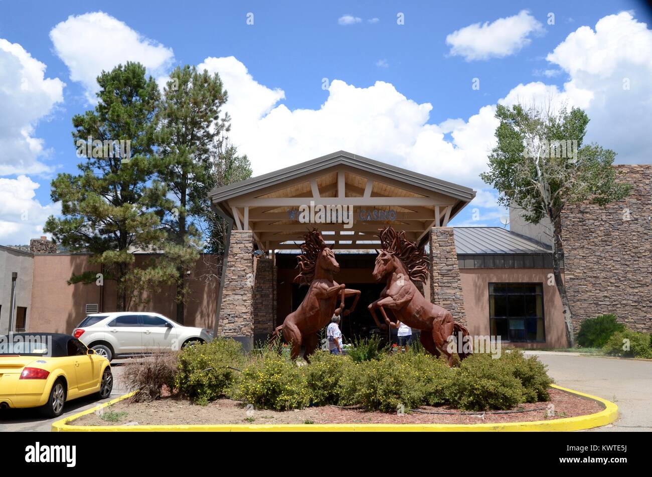 wild horse casino and hotel dulce jicarillo apache reservation new mexico Stock Photo