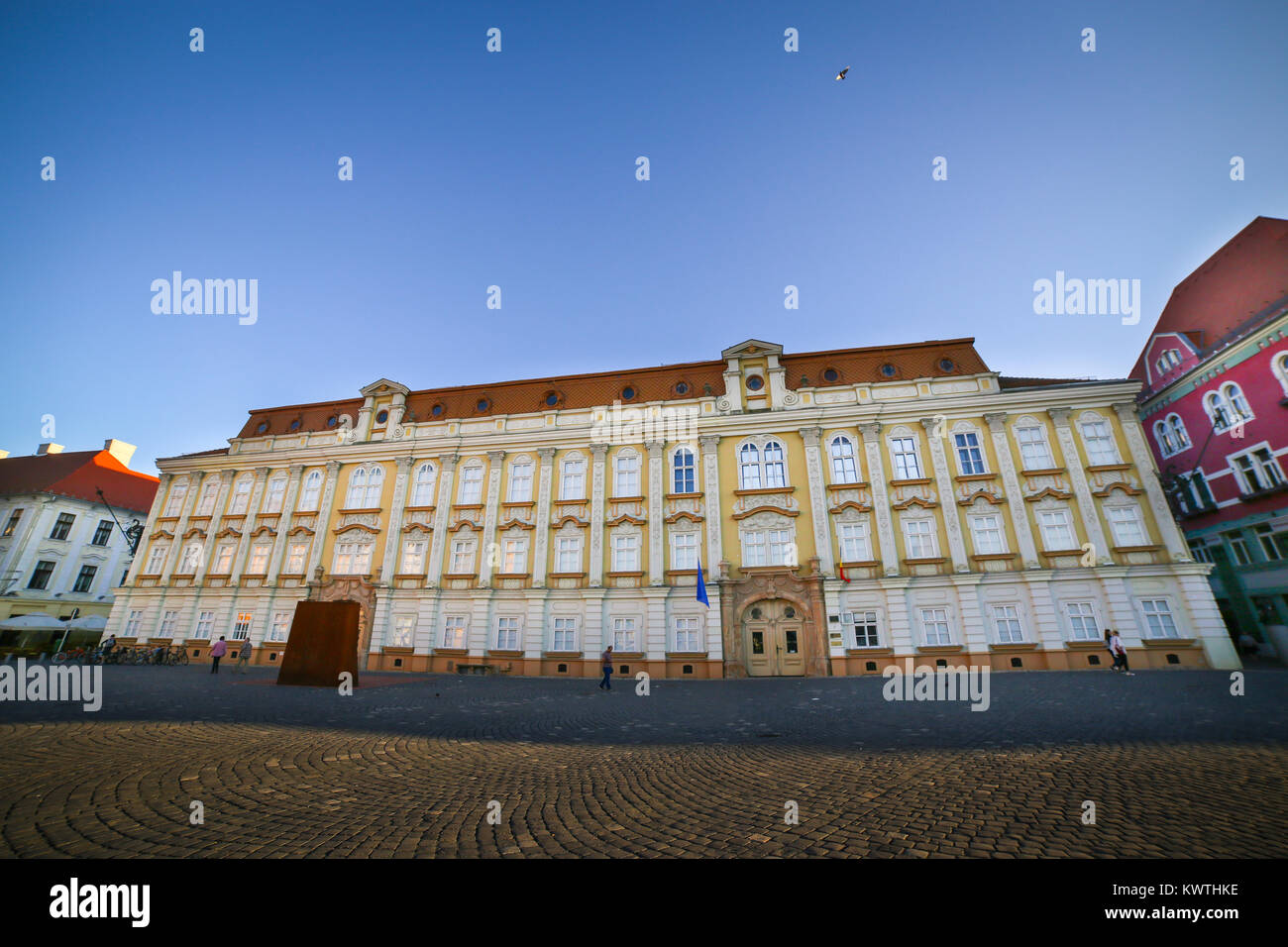 The Baroque Palace - The Art Museum in Piata Unirii (Union Square) in  Timisoara, Romania Stock Photo - Alamy