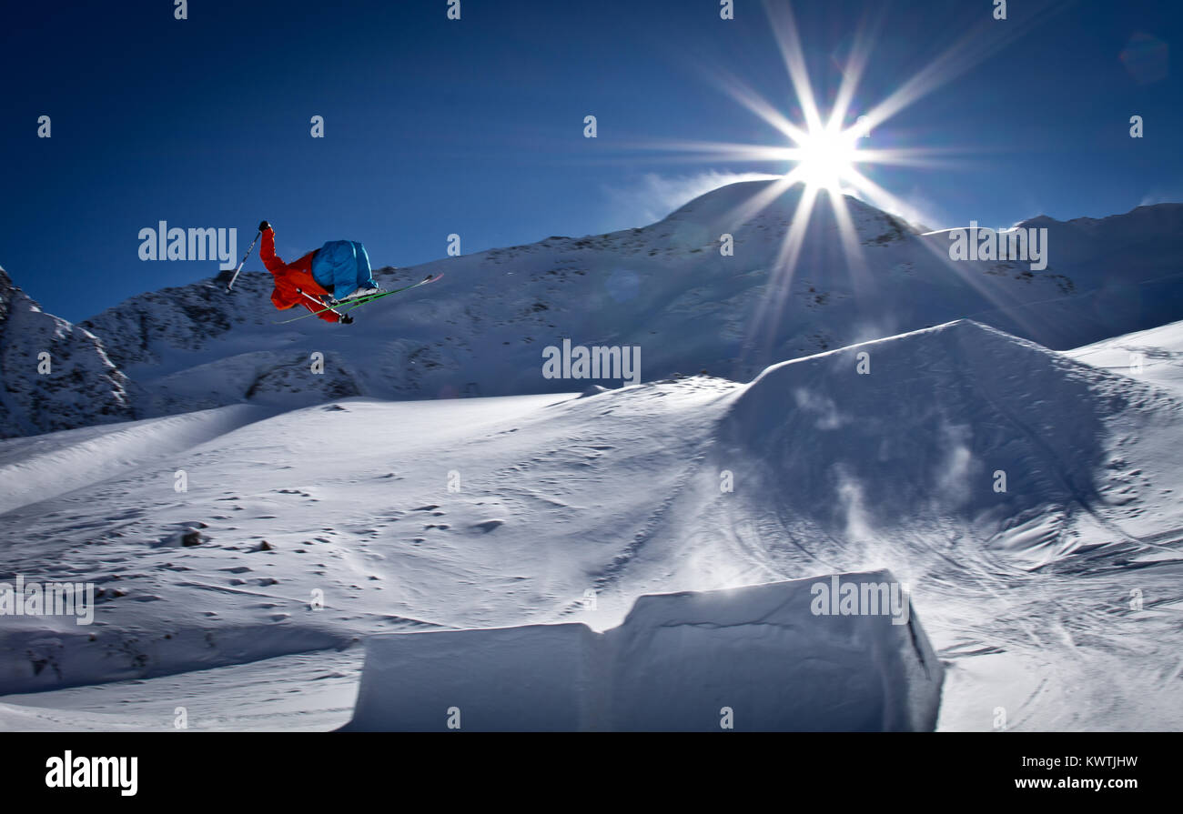 free ski Stock Photo