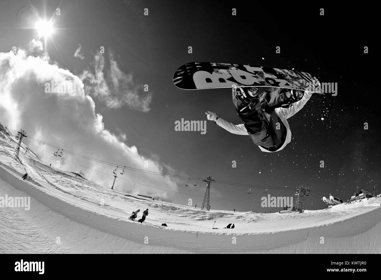ski jump, freeride Stock Photo Alamy