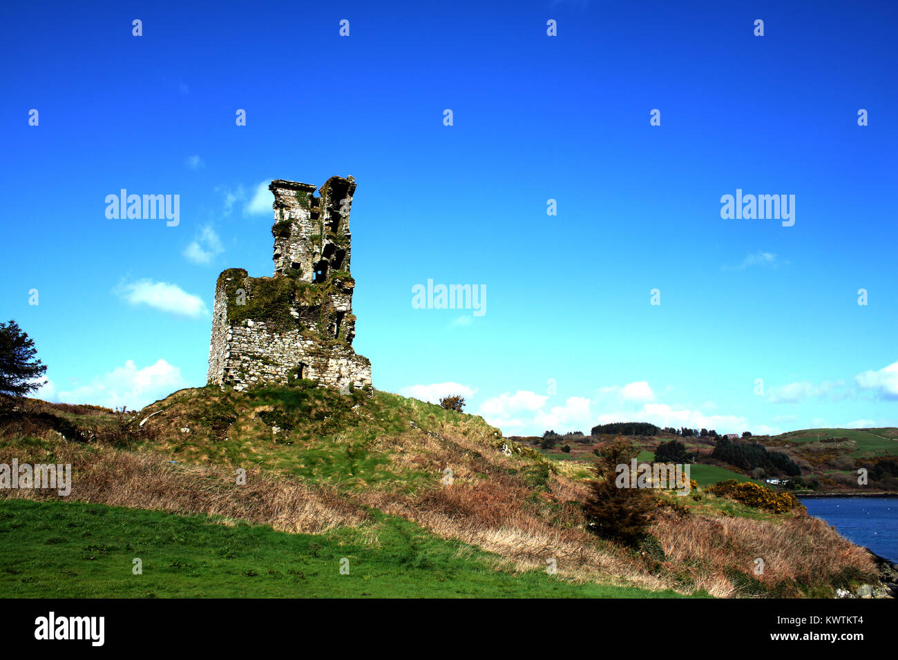 Castle Rossbrin west Cork, Ireland Stock Photo Alamy