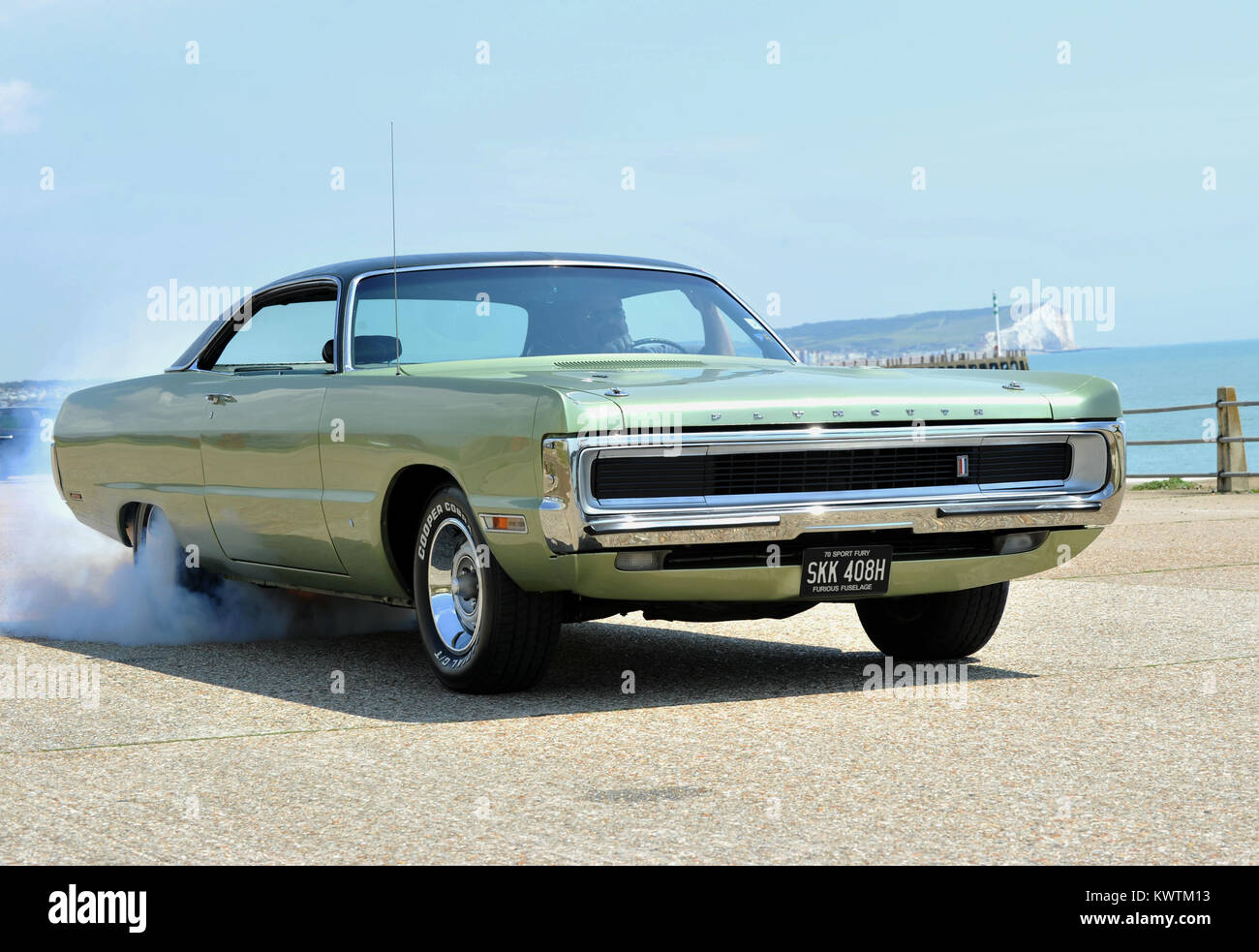 1970 Plymouth Sport Fury classic American Mopar muscle car Stock Photo