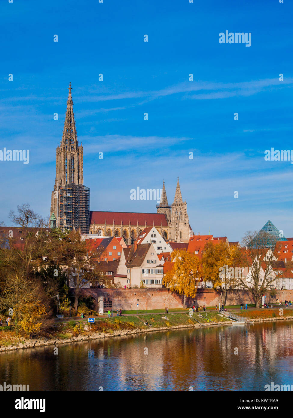 View on Ulm, Germany Stock Photo