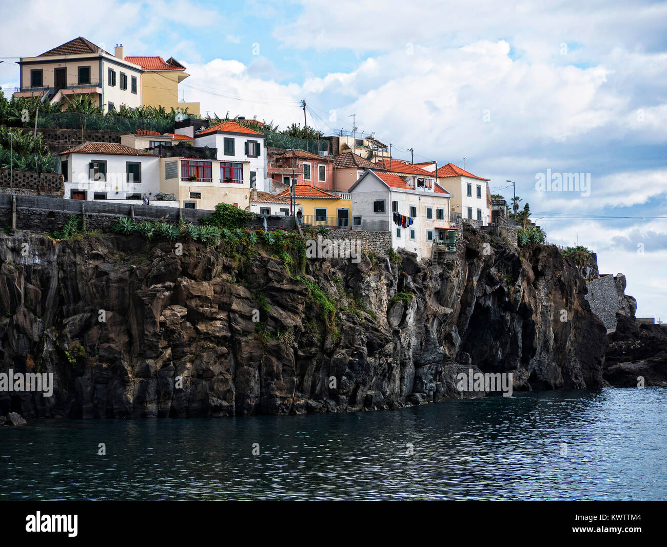 Camara de Lobos a fishing village near the city of Funchal Madeira has