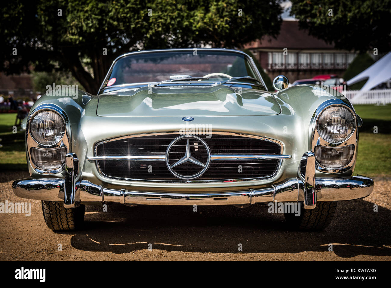 Classic & vintage cars on display during the Concours of Elegance at