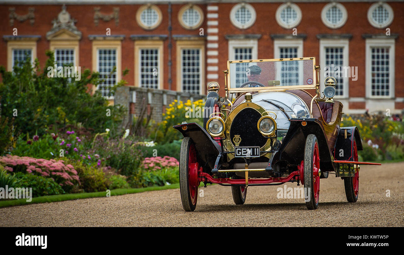 Classic & vintage cars on display during the Concours of Elegance at