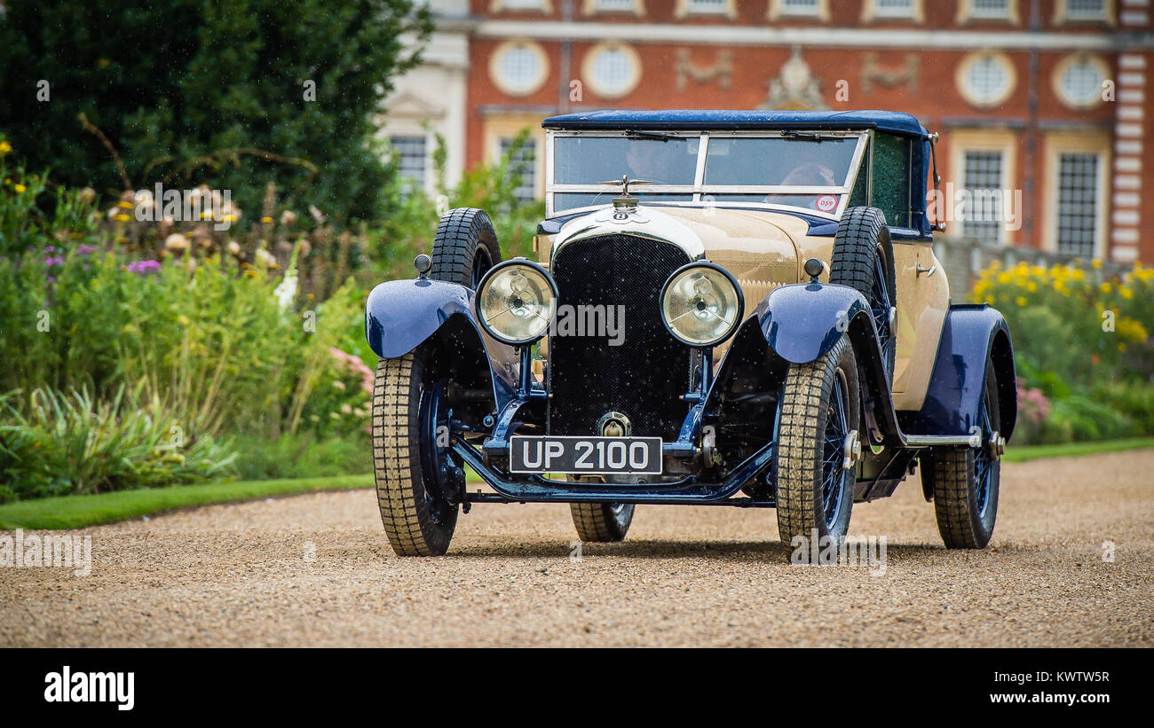 Classic & vintage cars on display during the Concours of Elegance at