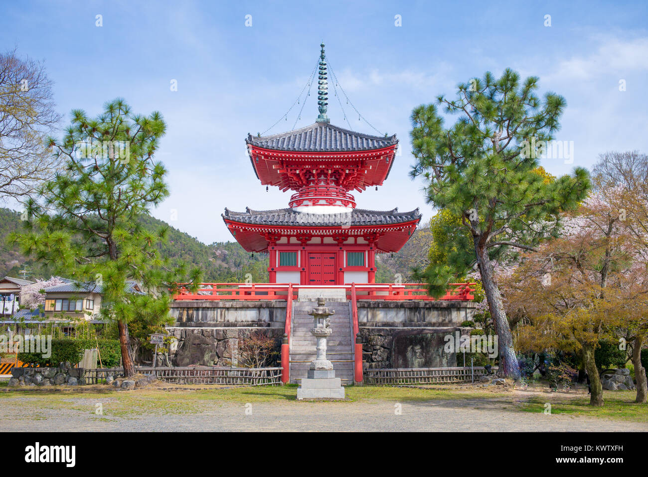 Daikaku-ji Temple at arashiyama, kyoto, japan Stock Photo