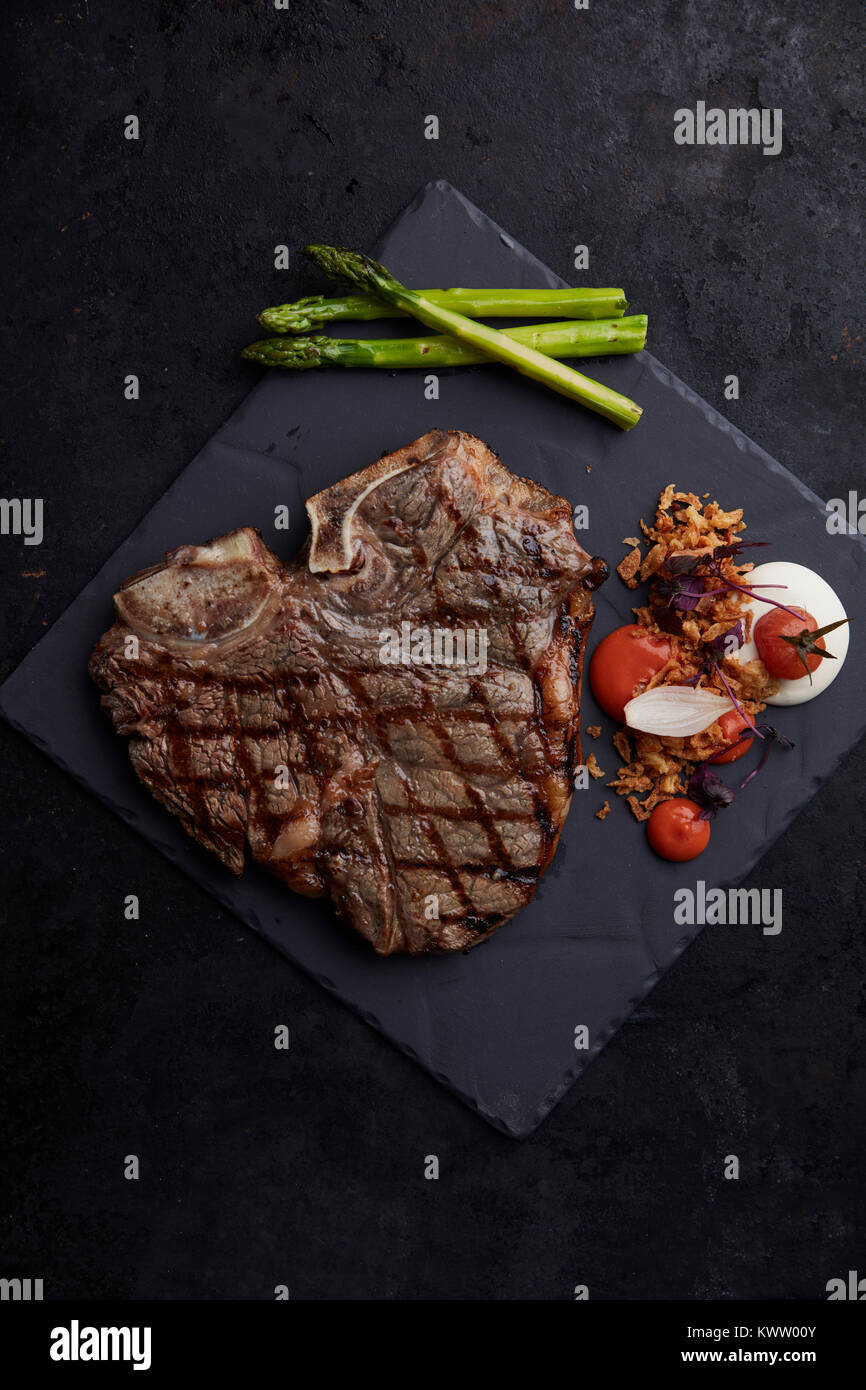 T bone steak studio hi-res stock photography and images - Alamy