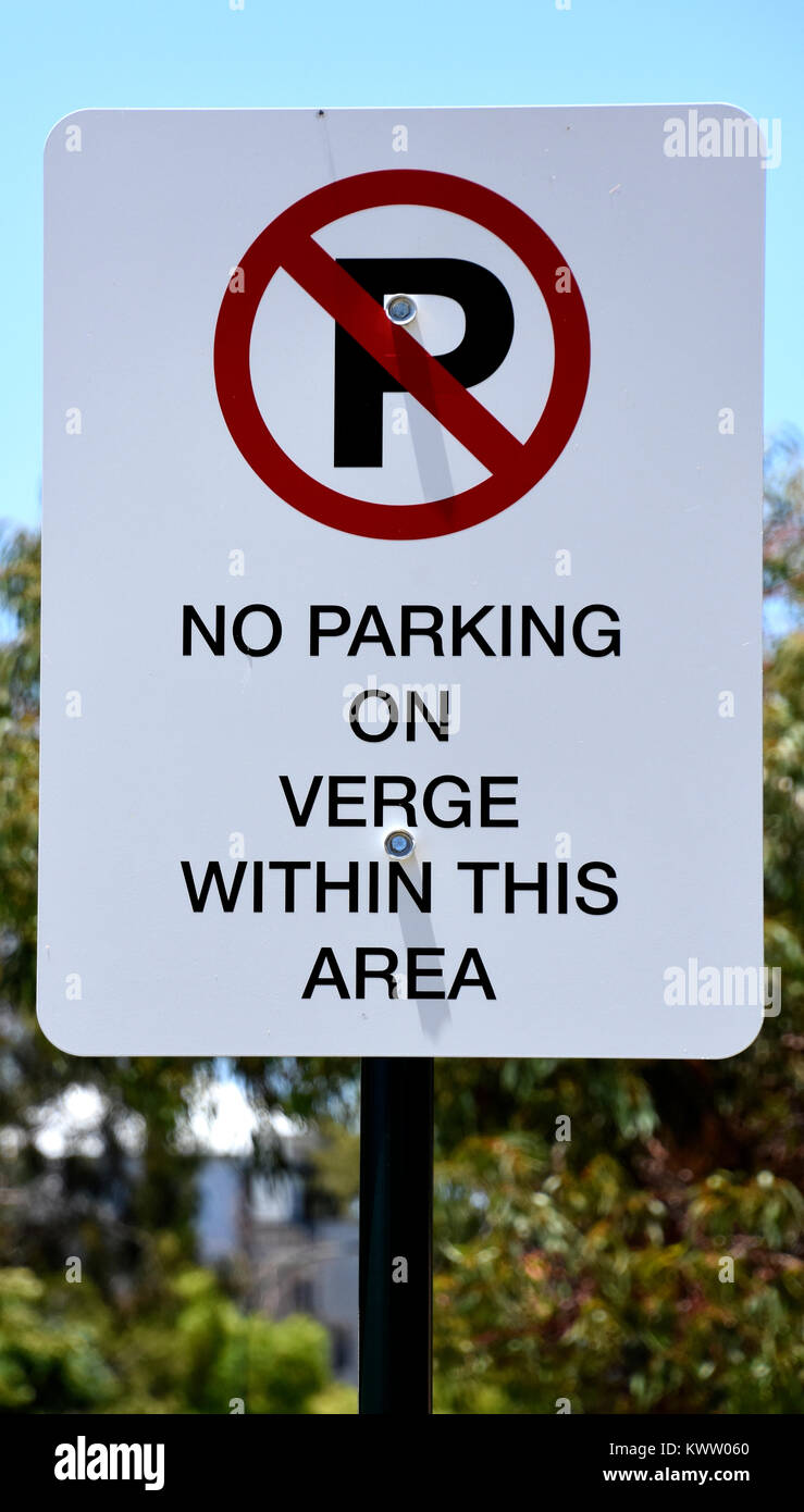 No parking on the verge hi-res stock photography and images - Alamy