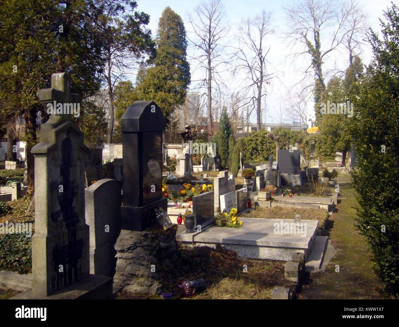 BielskoBiała, Cmentarz ewangelicki fotopolska.eu (89113 Stock Photo