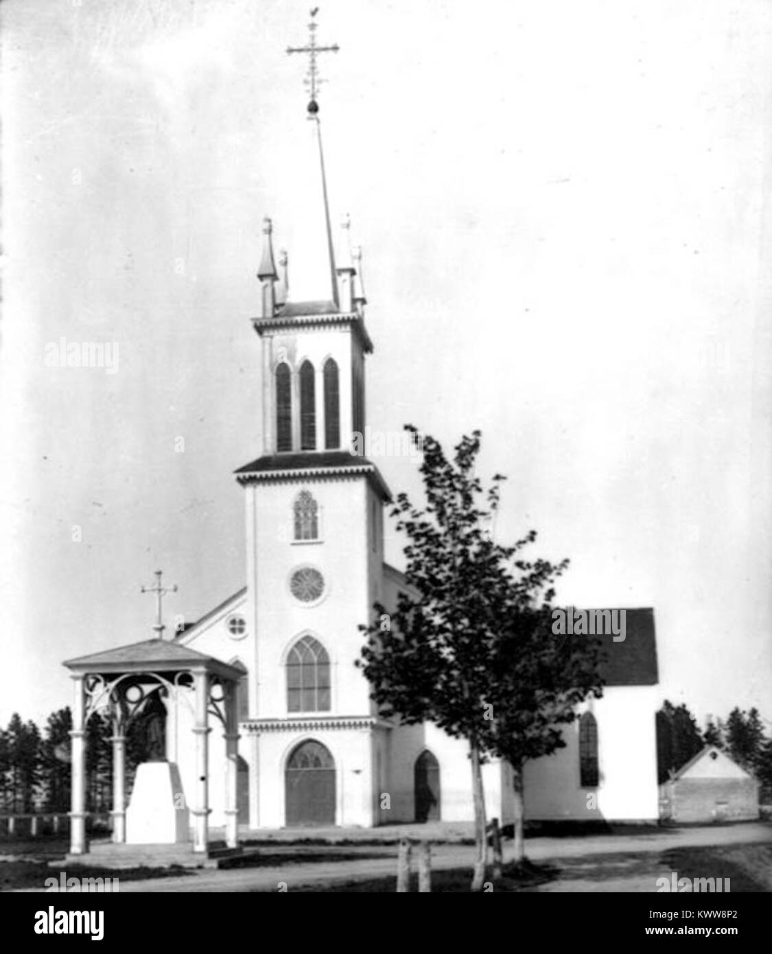 Église 1930 PetitRocher Stock Photo Alamy