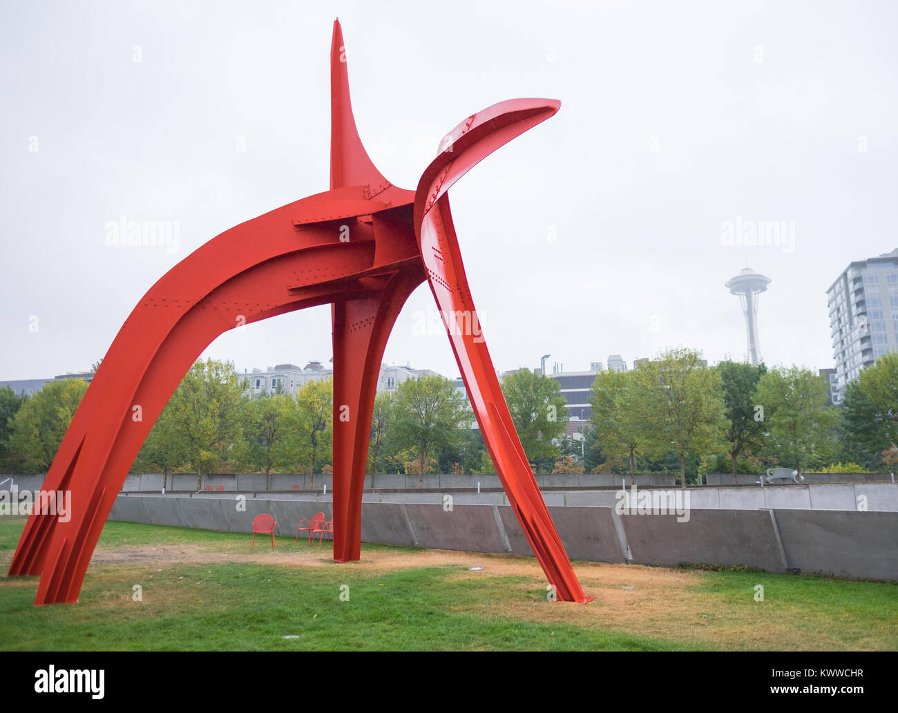 Sculpture Park in Seattle Stock Photo Alamy