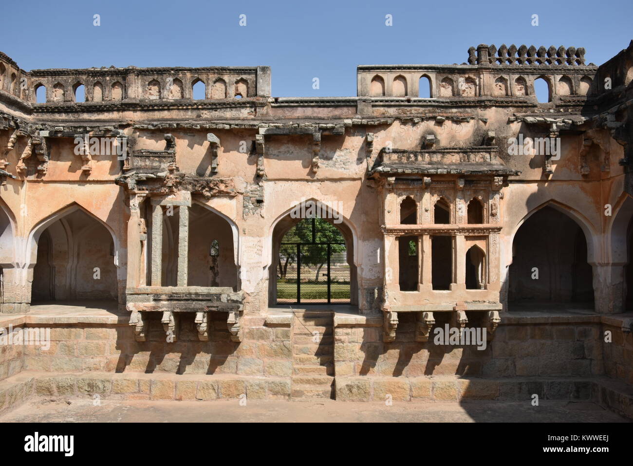 Queens bath, Hampi, Karnataka, India Stock Photo - Alamy