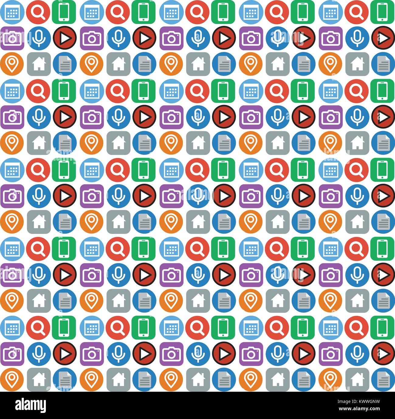 Background icons social computer network Stock Vector Images - Alamy