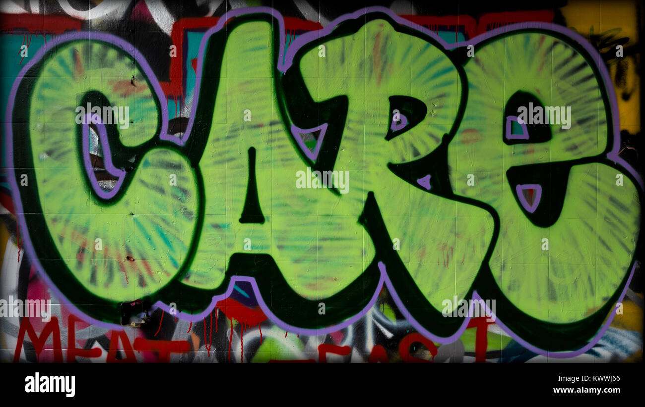Graffiti & Dereliction Stock Photo