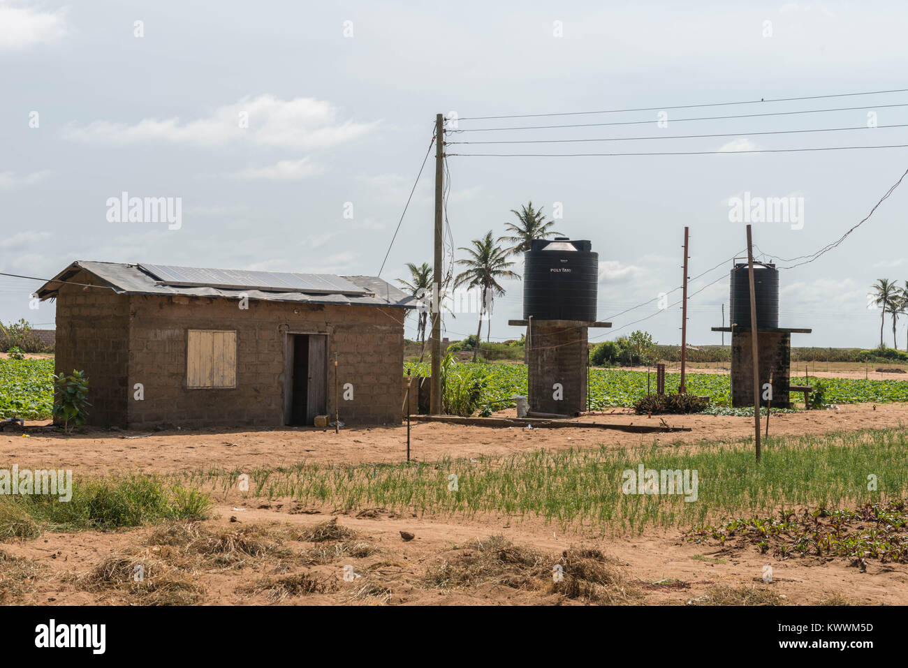 Solar panels roof house africa High Resolution Stock Photography and ...