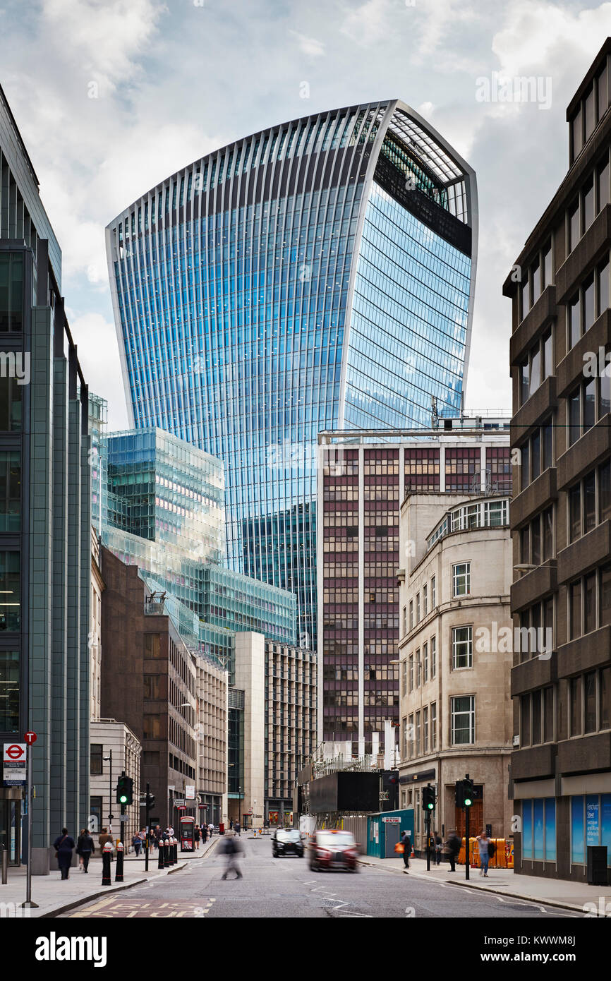 The Walkie Talkie building at 20 Fenchurch street, City of London Stock  Photo - Alamy