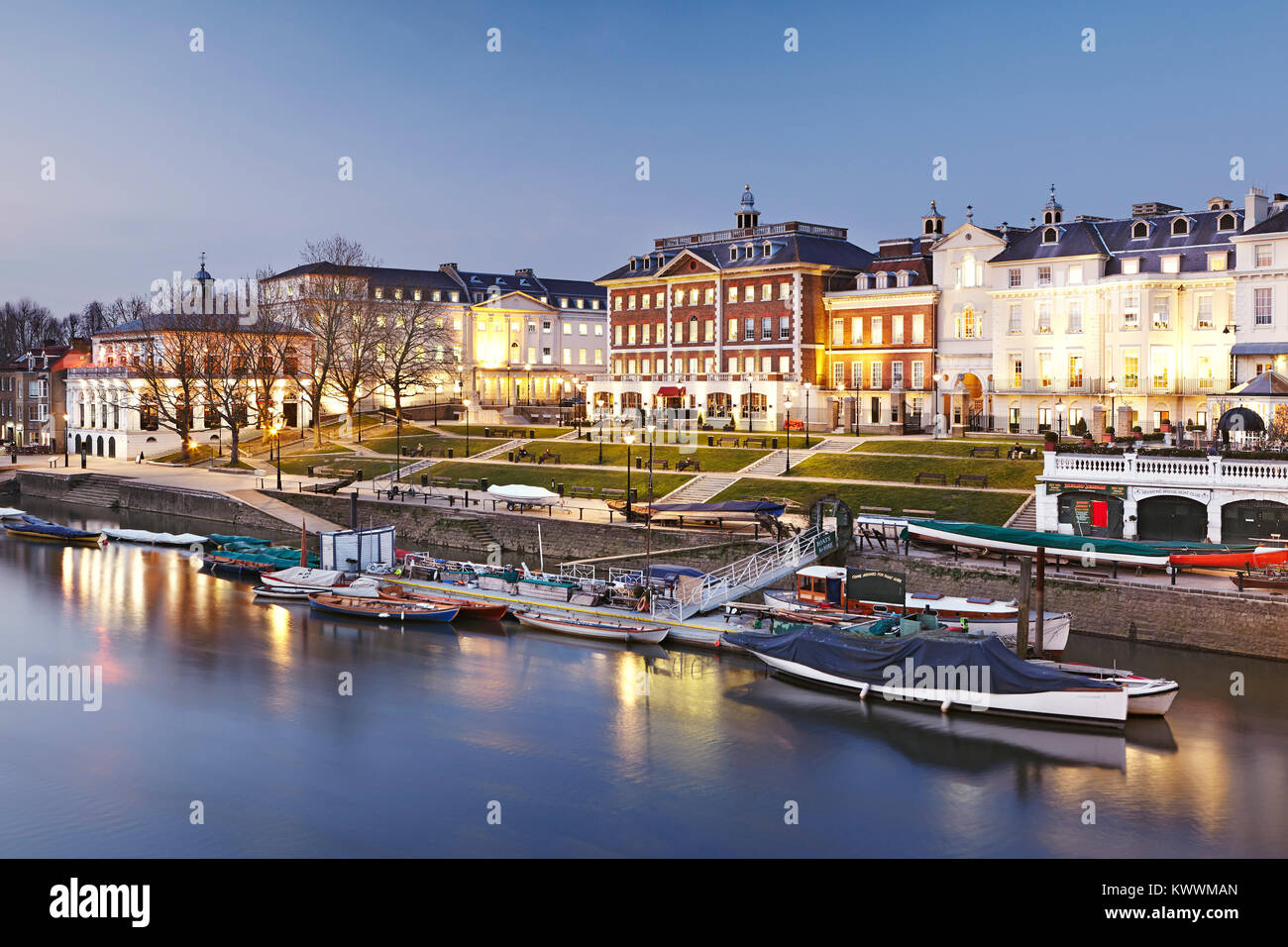 River Thames, Richmond, London, United Kingdom Stock Photo