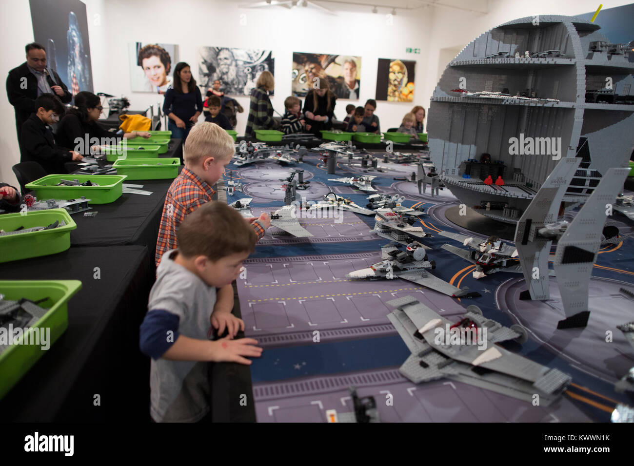 BRICKLIVE event, UK's largest event celebrating LEGO, sculptures, dive