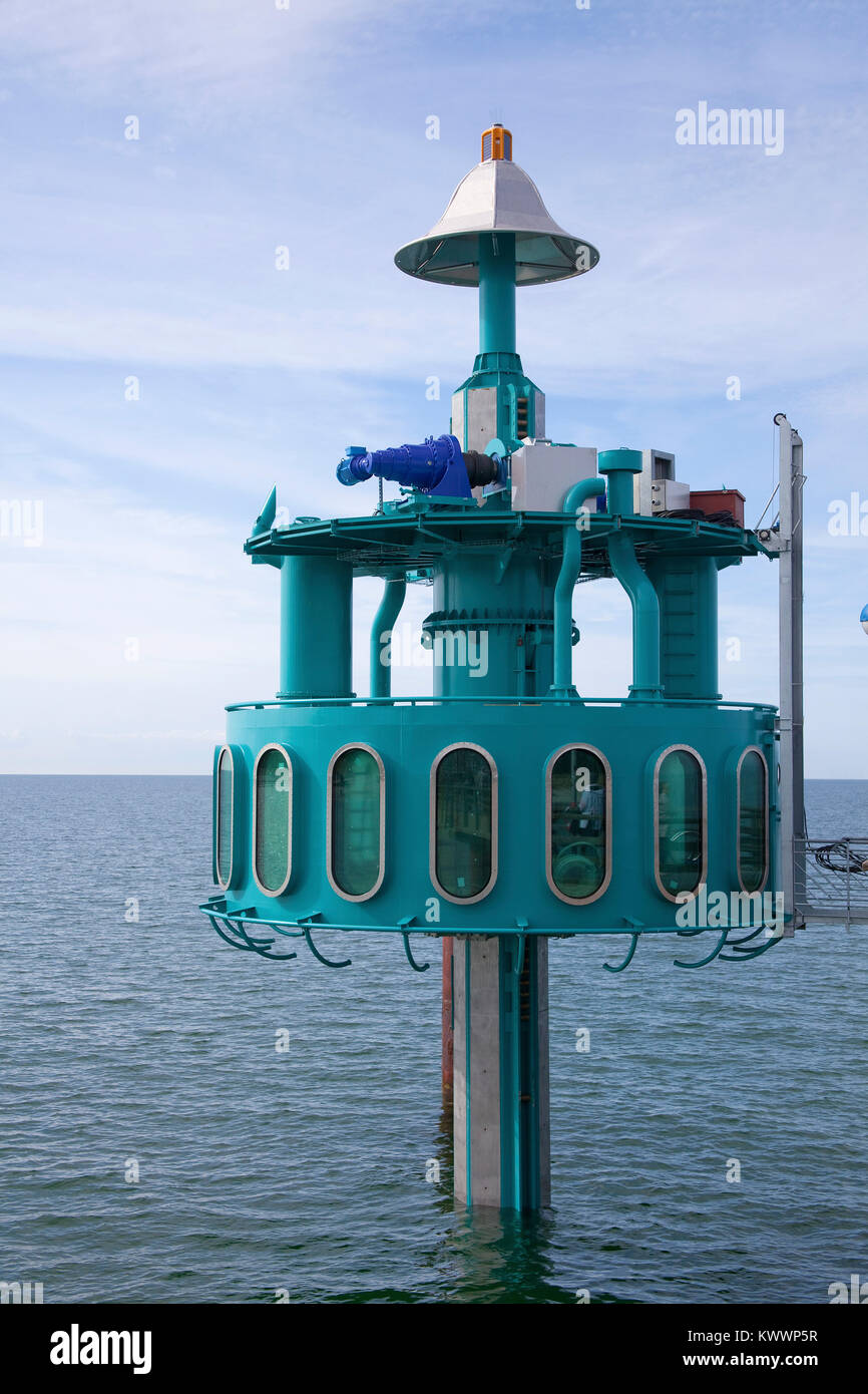 Dive bell at end of the pier, Zingst, Fishland, MecklenburgWestern