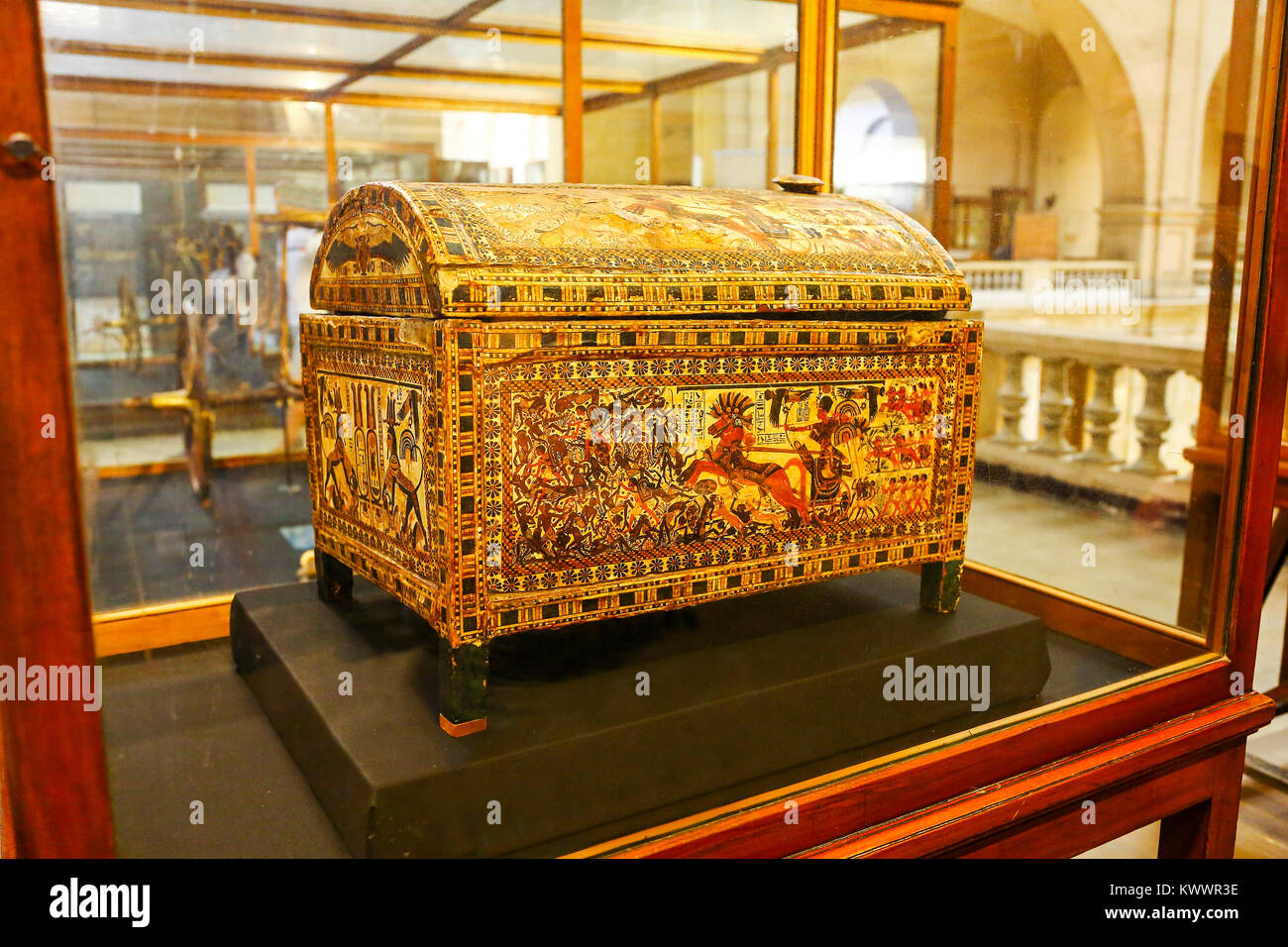 Painted Chest From The Tomb Of Tutankhamun