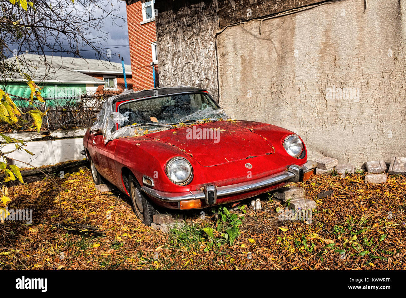 Old fiat sports car hi-res stock photography and images - Alamy