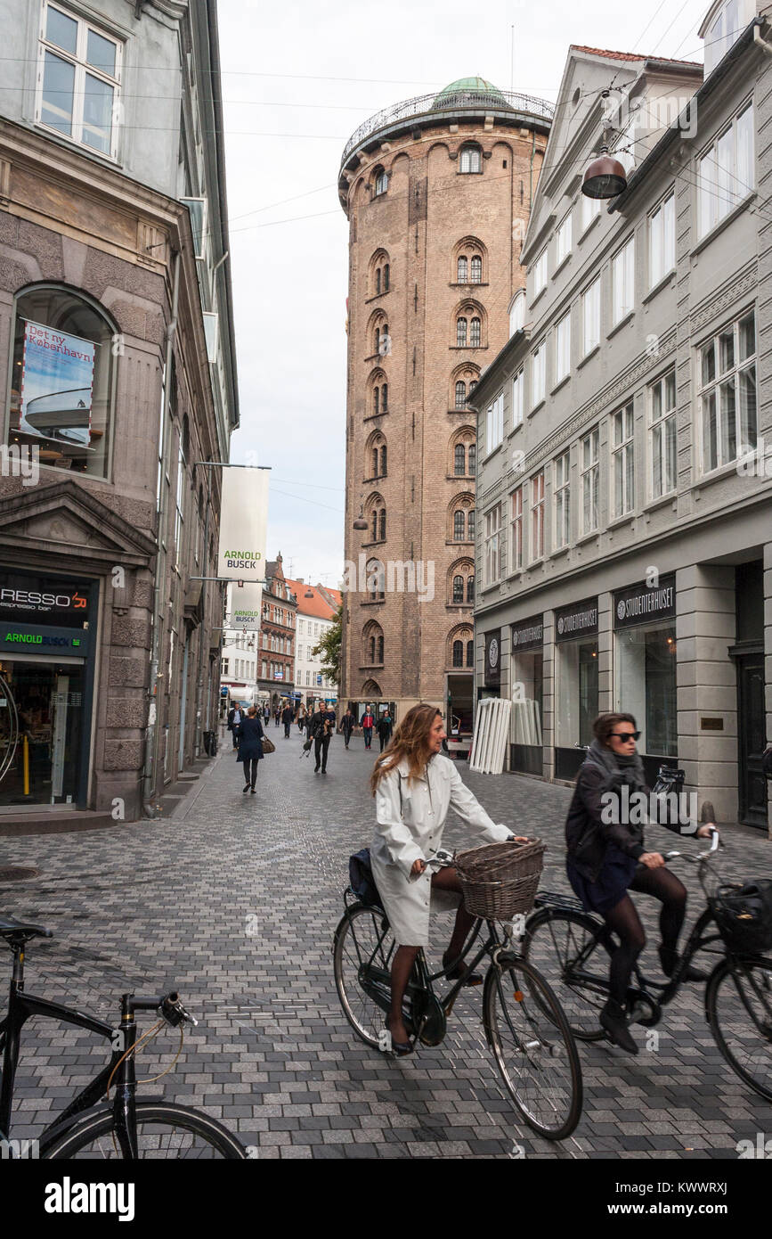 The Rundetaarn or Round Tower. Copenhagen, Denmark, Europe Stock Photo