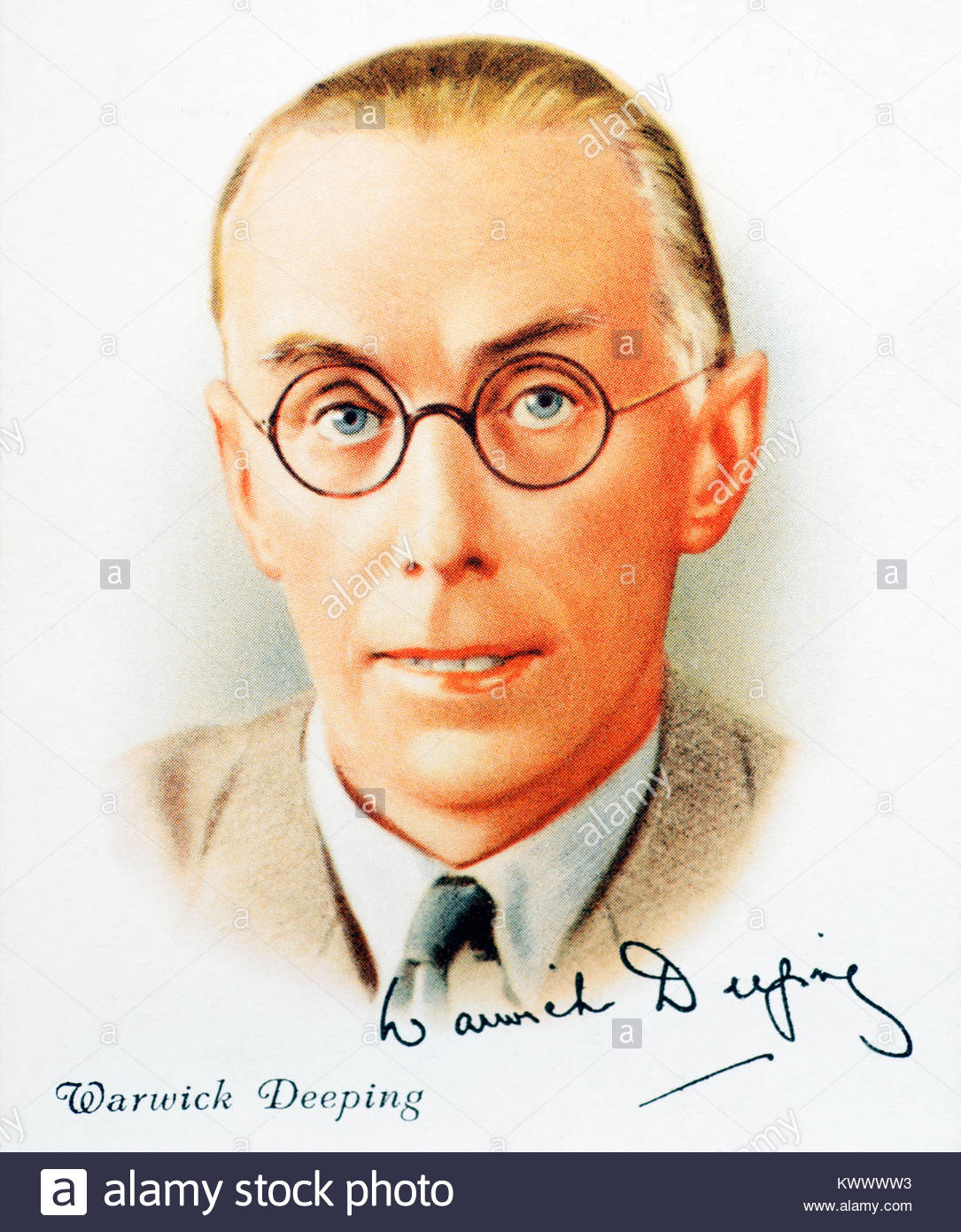 Warwick Deeping, English novelist 1877 1950 Stock Photo Alamy