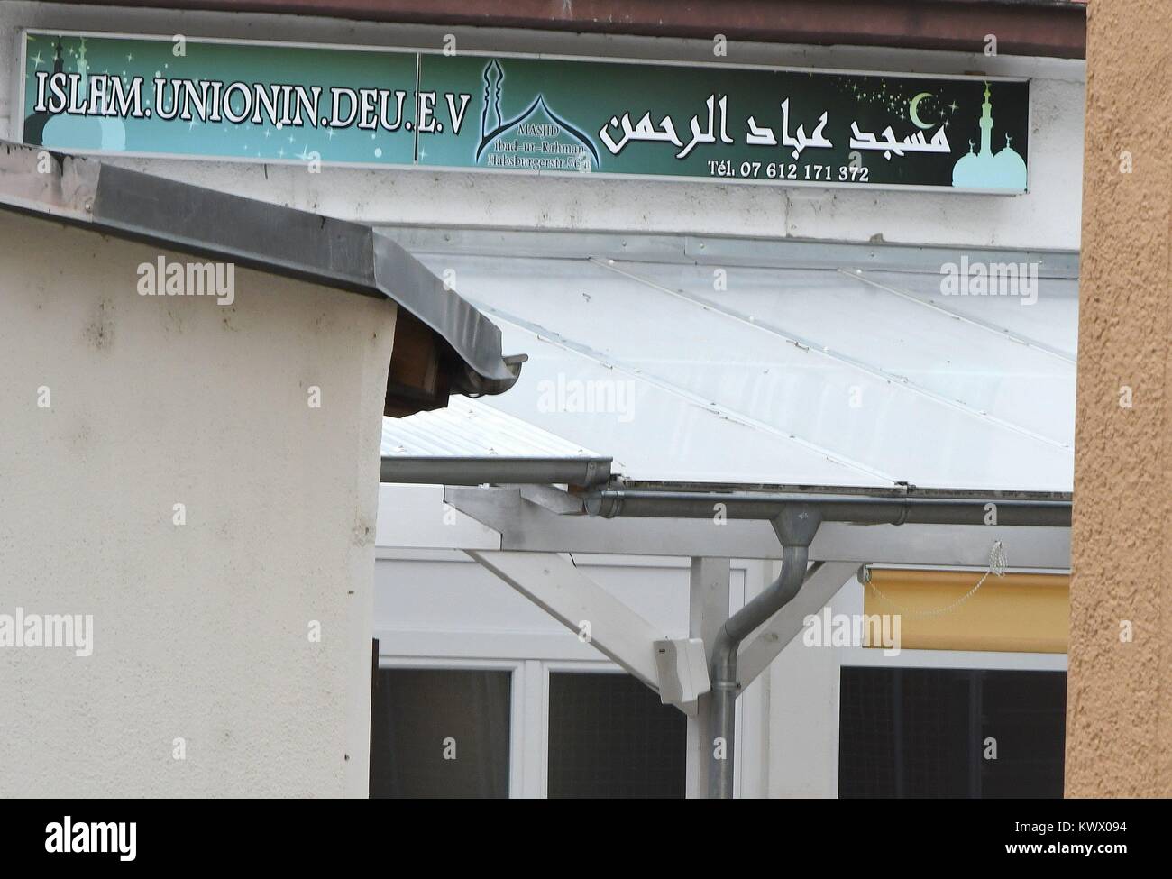 Mosque in in Freiburg, Dec. 23, 2017 | usage worldwide Stock Photo - Alamy