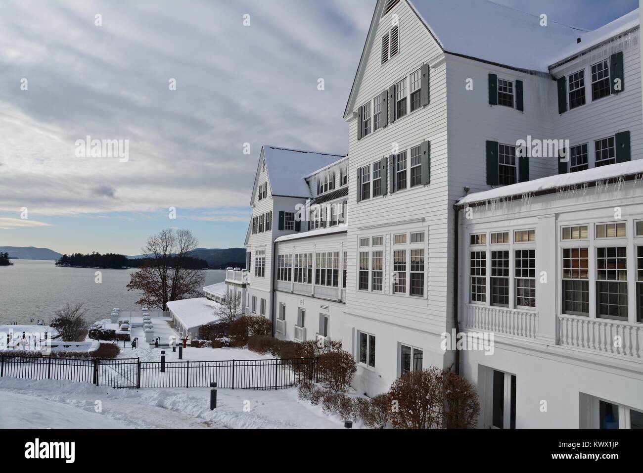 The historic grand Sagamore Hotel on Lake in Bolton Landing, New