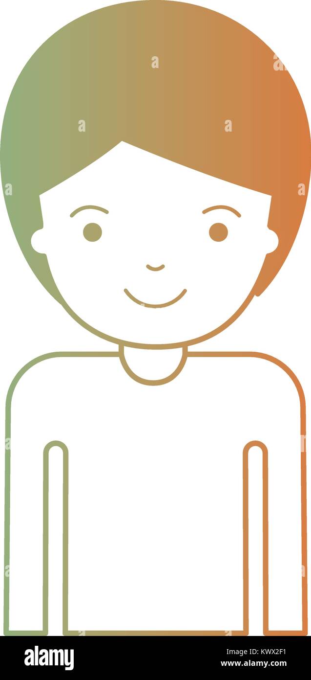 Half Body Man With Short Hair In Degraded Green To Red Color Silhouette Stock Vector Image Art Alamy Half Body Man With Short Hair In Degraded Green To Red Color Silhouette Stock Vector Image Art Alamy