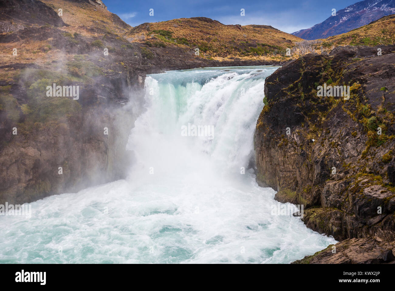 The Salto Grande is a waterfall on the Paine River, after the