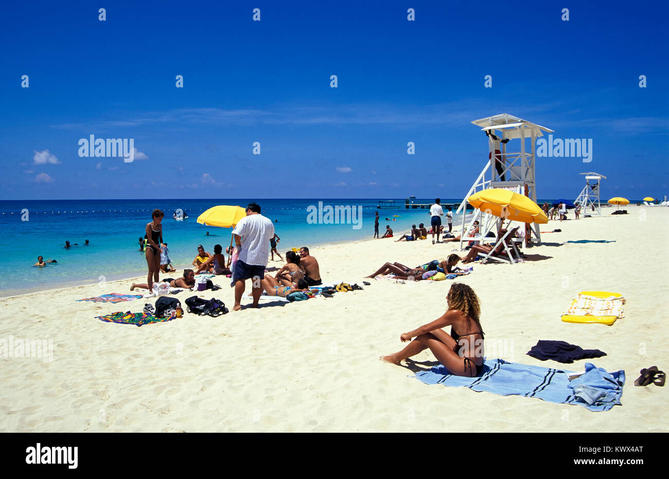 Doctors Cave Beach, Montego Bay, Jamaica Stock Photo Alamy