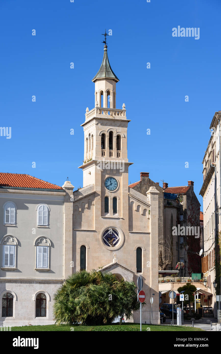 Church and monastery of St. Francis, Split, Croatia Stock Photo