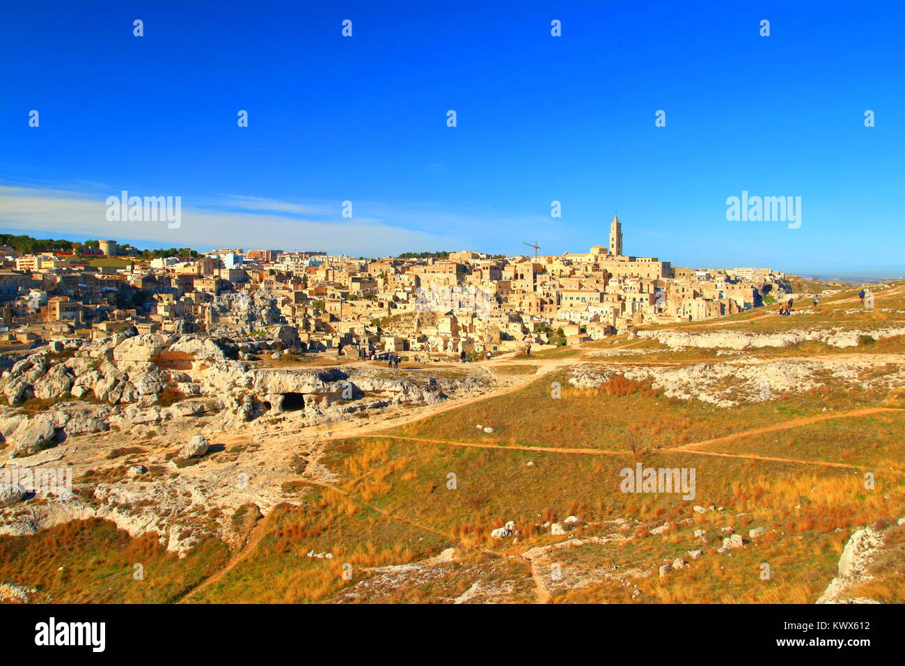 Matera, Italy, one of the oldest town in the world Stock Photo