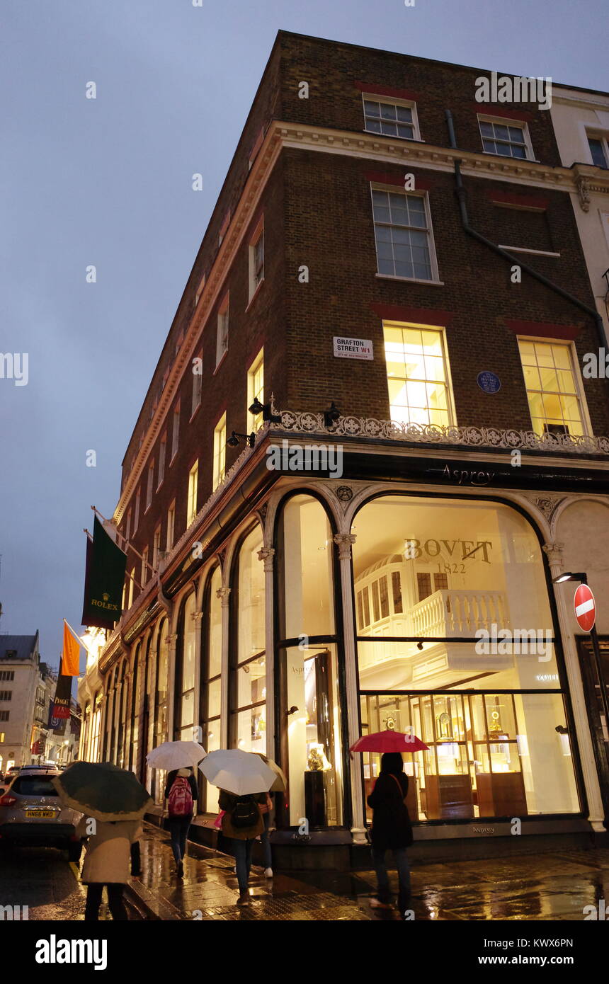 Asprey on New Bond Street, Mayfair, London, England, UK Stock Photo Alamy