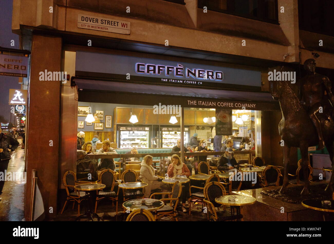 Caffe Nero in London, England, UK Stock Photo