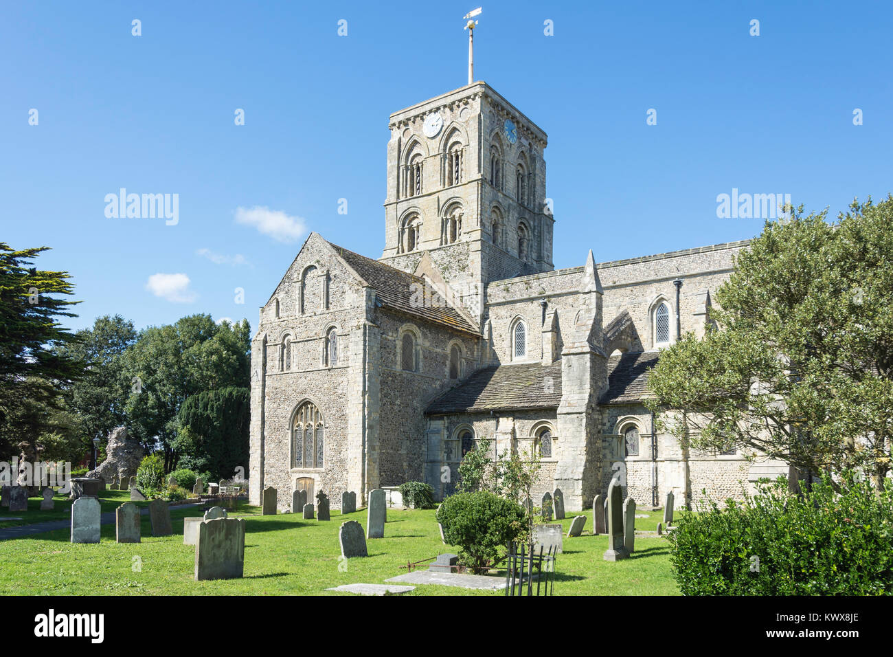 St Mary de Haura Church, Church Street, Shoreham-by-Sea, West Sussex, England, United Kingdom Stock Photo