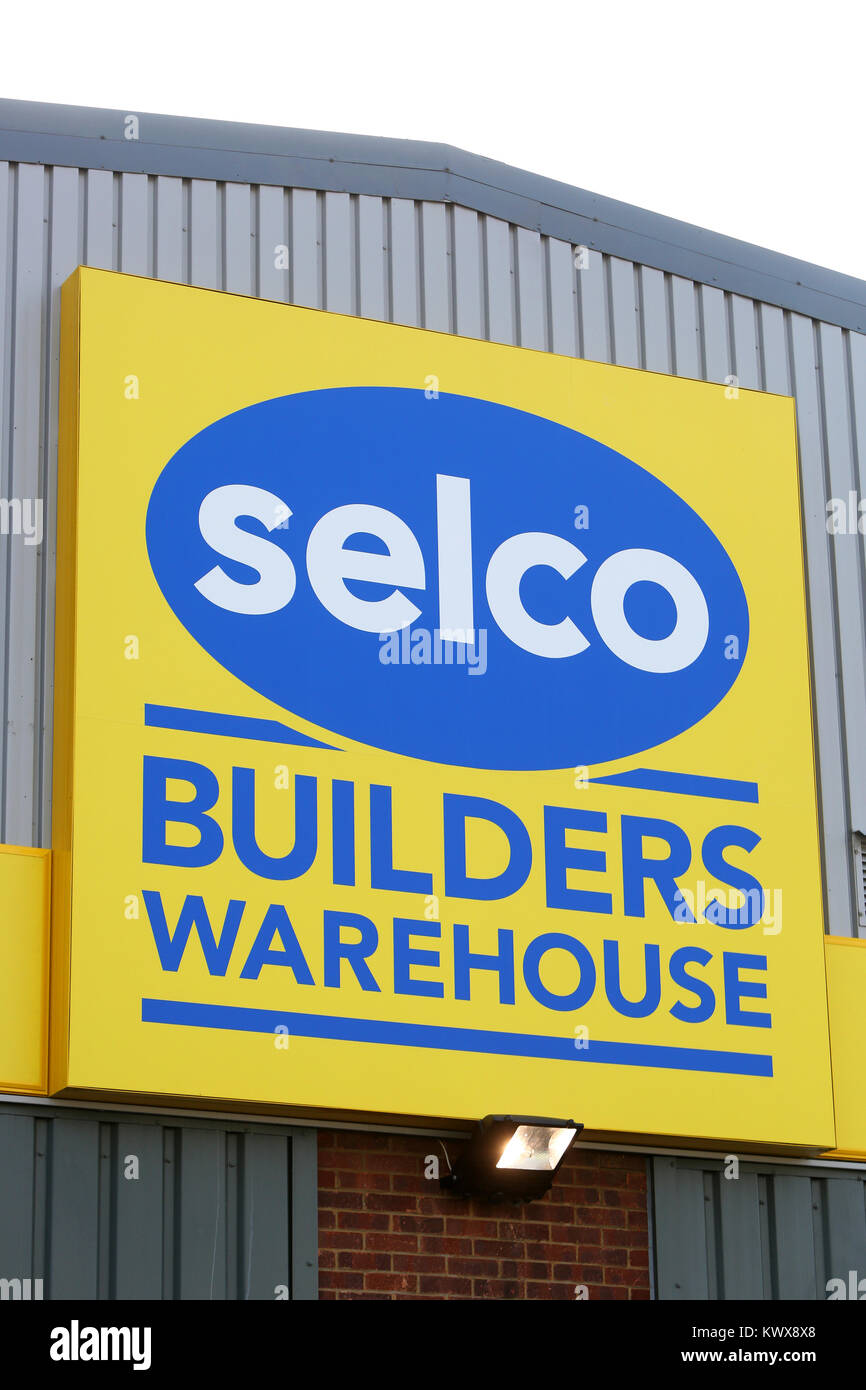 General views of Selco Builders Warehouse, UK. Stock Photo