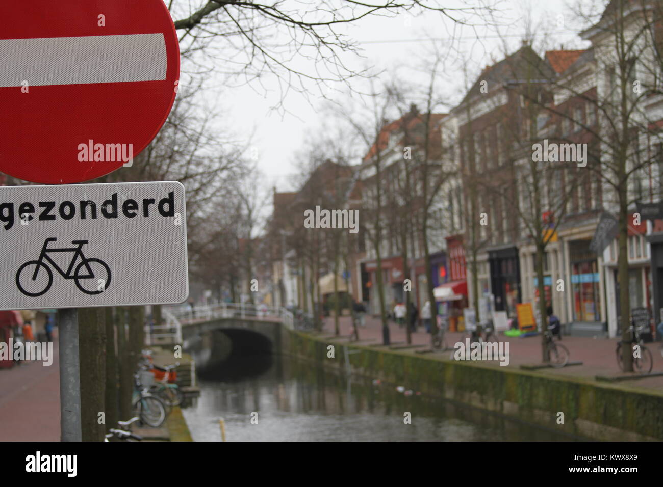 Delft Sign Sign In Delft Stock Photo - Alamy