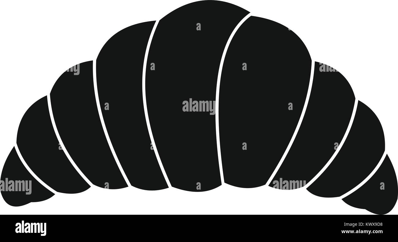 Croissant icon, simple style Stock Vector Image & Art - Alamy