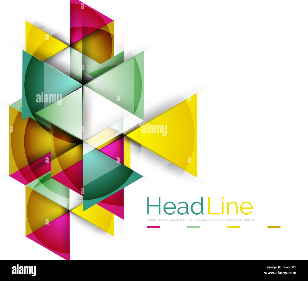 3d geometric abstract background triangle template stock photo alamy